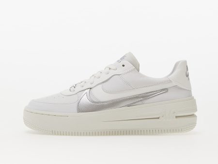 Nike W Air Force 1 Plt.Af.Orm Summit White/ Metallic Silver-Sail