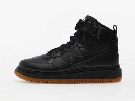 Nike W Air Force 1 High Utility 2.0 Black/ Summit White-Orange-Gum Med Brown