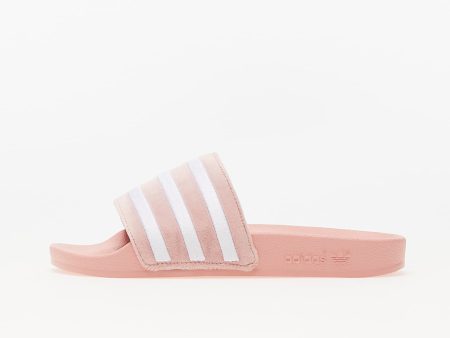 adidas Adilette W Worn Mauve/ Ftw White/ Worn Mauve
