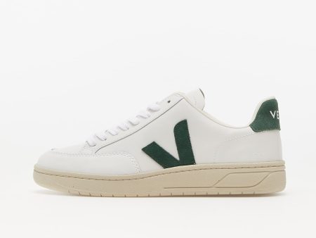 Veja V-12 Leather Extra White/Cyprus