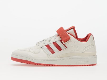 adidas Forum Low Core White/ White Tint/ Crest Red