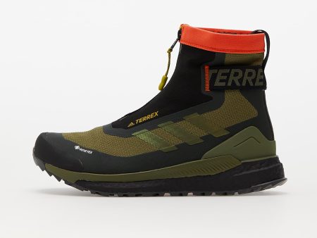 adidas Terrex Free Hiker Gore-Tex Focus Olive/ Pulse Olive/ Imp Orange