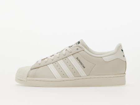 adidas Superstar Off White/ Off White/ Dark Green