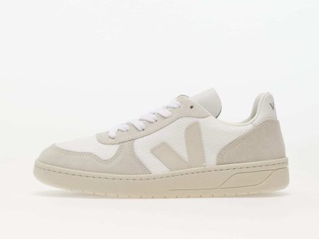 Veja V-10 B-Mesh W White/ Natural/ Pierre