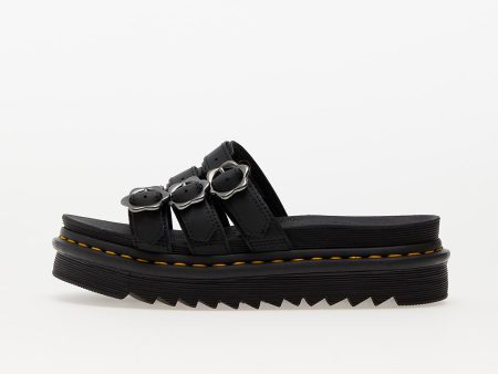 Dr. Martens Blaire Slide Flwr Slide Sandal Black