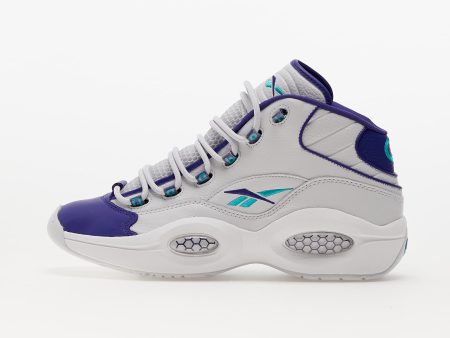 Reebok Question Mid Classic Grey 1/ Bold Purple/ Classic Teal