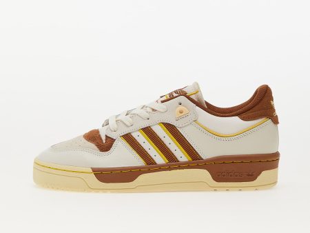 adidas Rivalry Low 86 Core White/ Wild Brown/ Hazy Yellow