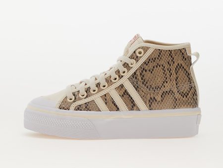 adidas Nizza Platform Mid W Wonder White/ Wonder White/ Core Black