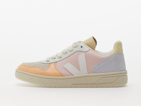Veja V-10 Leather W Petale/ White/ Multico