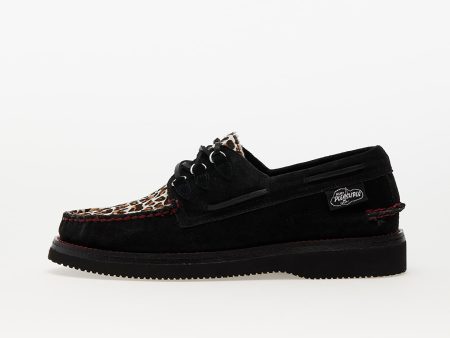 Pleasures x Sperry Vibram 3-Eye Boat Shoe Black