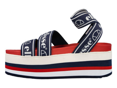 ELINA TEXT AF DK BLU/RED/WHT