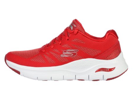 Pantofi sport SKECHERS pentru femei ARCH FIT - VIVID MEM - 149055RED