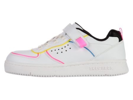 Pantofi sport SKECHERS pentru copii COURT SQUAD-COLOR REMIX - 310153LWMN