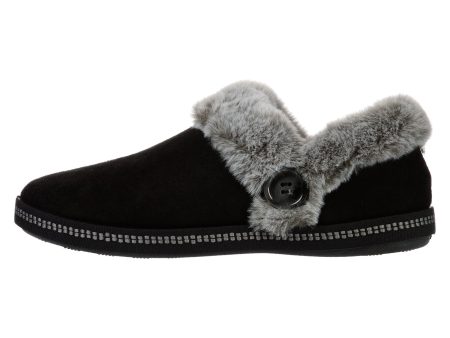 Pantofi casa SKECHERS pentru femei COZY CAMPFIRE-FRESH TOAST - 167219BLK