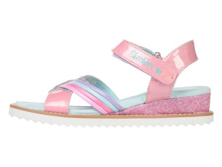 Sandale SKECHERS pentru copii DESERT KISS - 302111LPNK