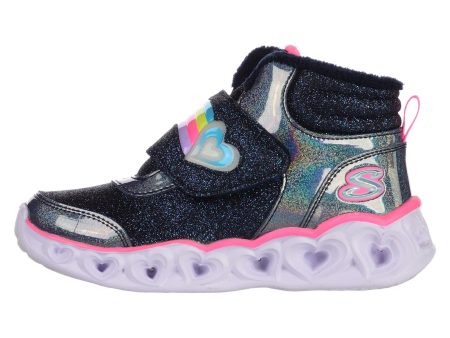Ghete SKECHERS pentru copii HEART LIGHTS-BRILLIA - 302669LNVPK