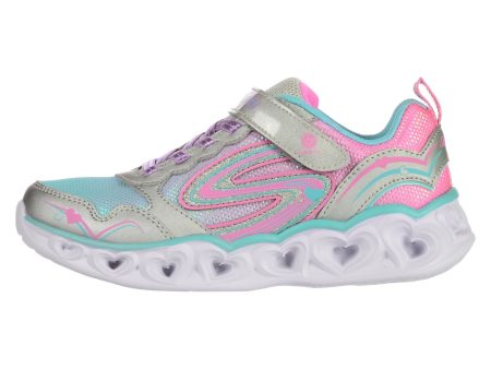 Pantofi sport SKECHERS pentru copii HEART LIGHTS - LOVE SPARK - 20294LSMLT