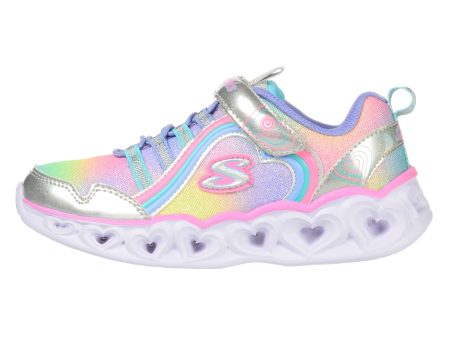 Pantofi sport SKECHERS pentru copii HEART LIGHTS - RAINBOW LUX - 302308LSMLT