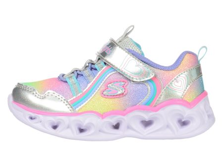 Pantofi sport SKECHERS pentru copii HEART LIGHTS - RAINBOW LUX - 302308NSMLT