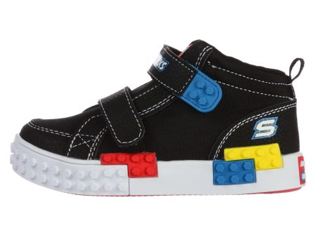 Ghete SKECHERS pentru copii KOOL BRICKS-LIL CONS - 402224NBKMT