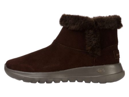 Ghete SKECHERS pentru femei ON-THE-GO JOY - BUNDLE UP - 15501CHOC