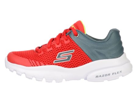 Pantofi sport SKECHERS pentru copii RAZOR FLEX-SKORVO - 403780LRDCC