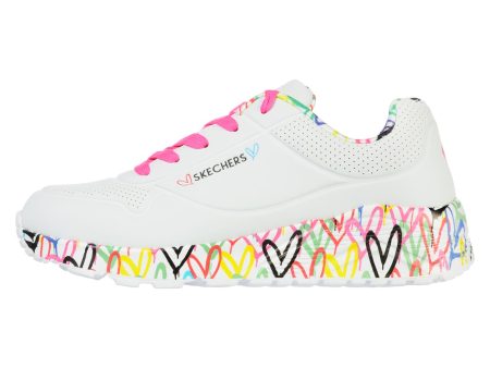 Pantofi sport SKECHERS pentru copii UNO LITE - LOVEY LUV - 314976LWMLT