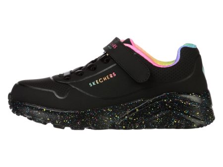 Pantofi sport SKECHERS pentru copii UNO LITE-RAINBOW SPECKS - 310457LBKMT